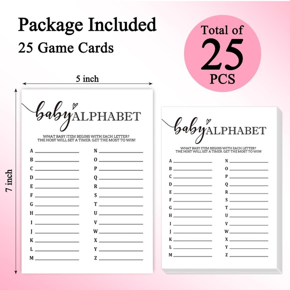 Baby Alphabet Game Cards - Picture 1 of 4